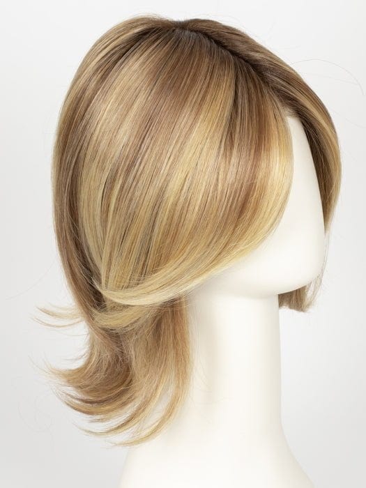 14/26S10 SHADED PRALINES N' CREAM | Light Gold Blonde & Medium Red-Gold Blonde Blend, Shaded with Light Brown