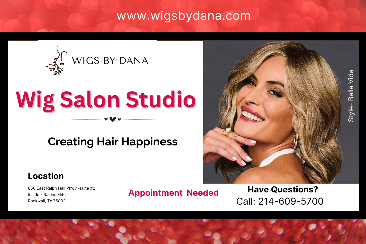 Wigsbydana  - wig salon - appointment 
